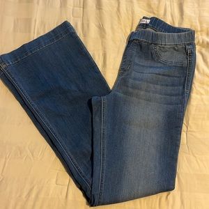 Cello stretchy pull on flare jeans size XL